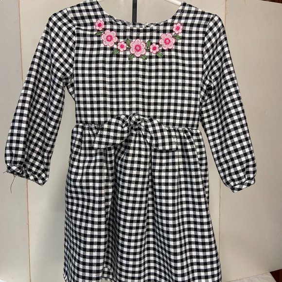 Youngland girls buffalo check dress size 5 - Picture 2 of 6